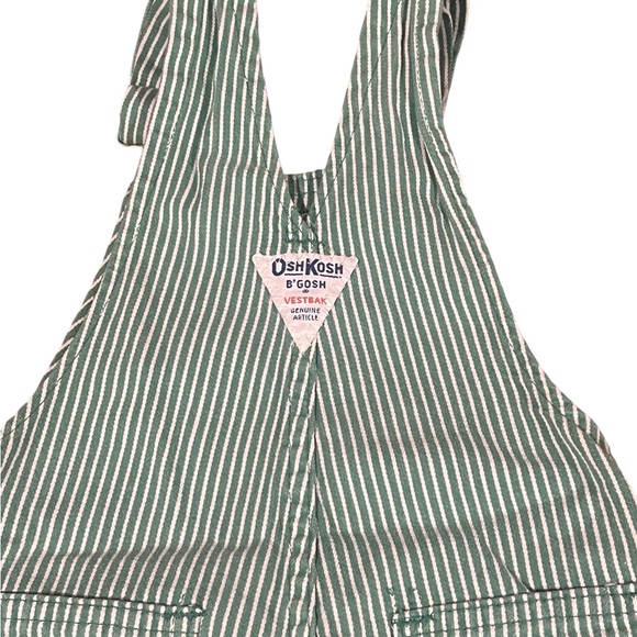 OshKosh B'gosh Green Striped Jumpsuit - Picture 2 of 5